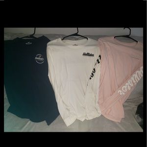 3 Women’s Small Hollister Long Sleeve Shirts